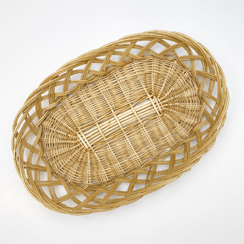 Wicker Basket Tray Oblong